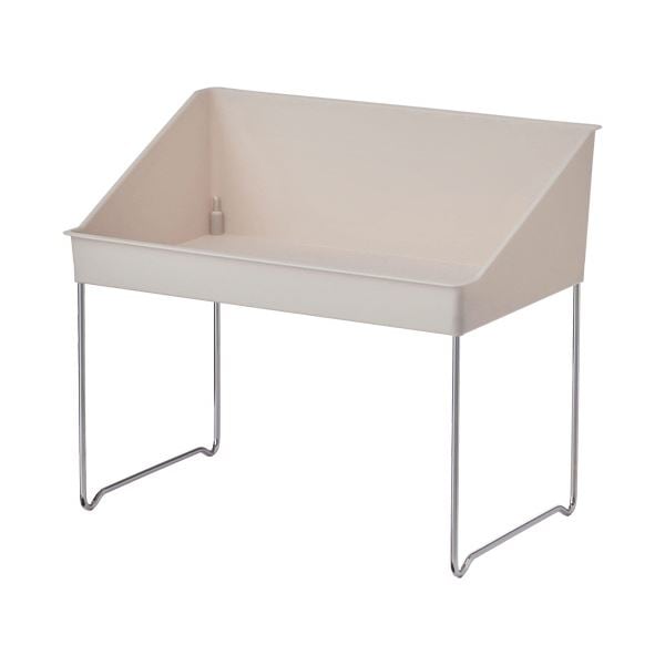 （まとめ）天馬 フィッツワーク 足元すっきりラックカプチーノ 1個 [x5セット]