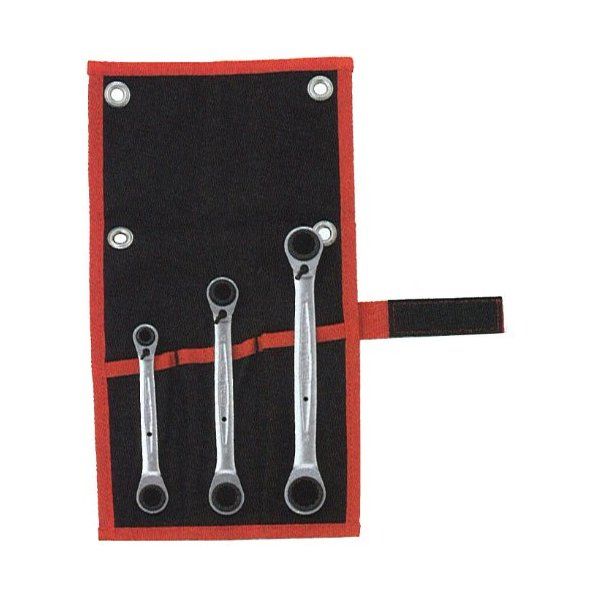 RMW300 4ウェイラチェットめがねレンチセット 3pcs メーカー直送