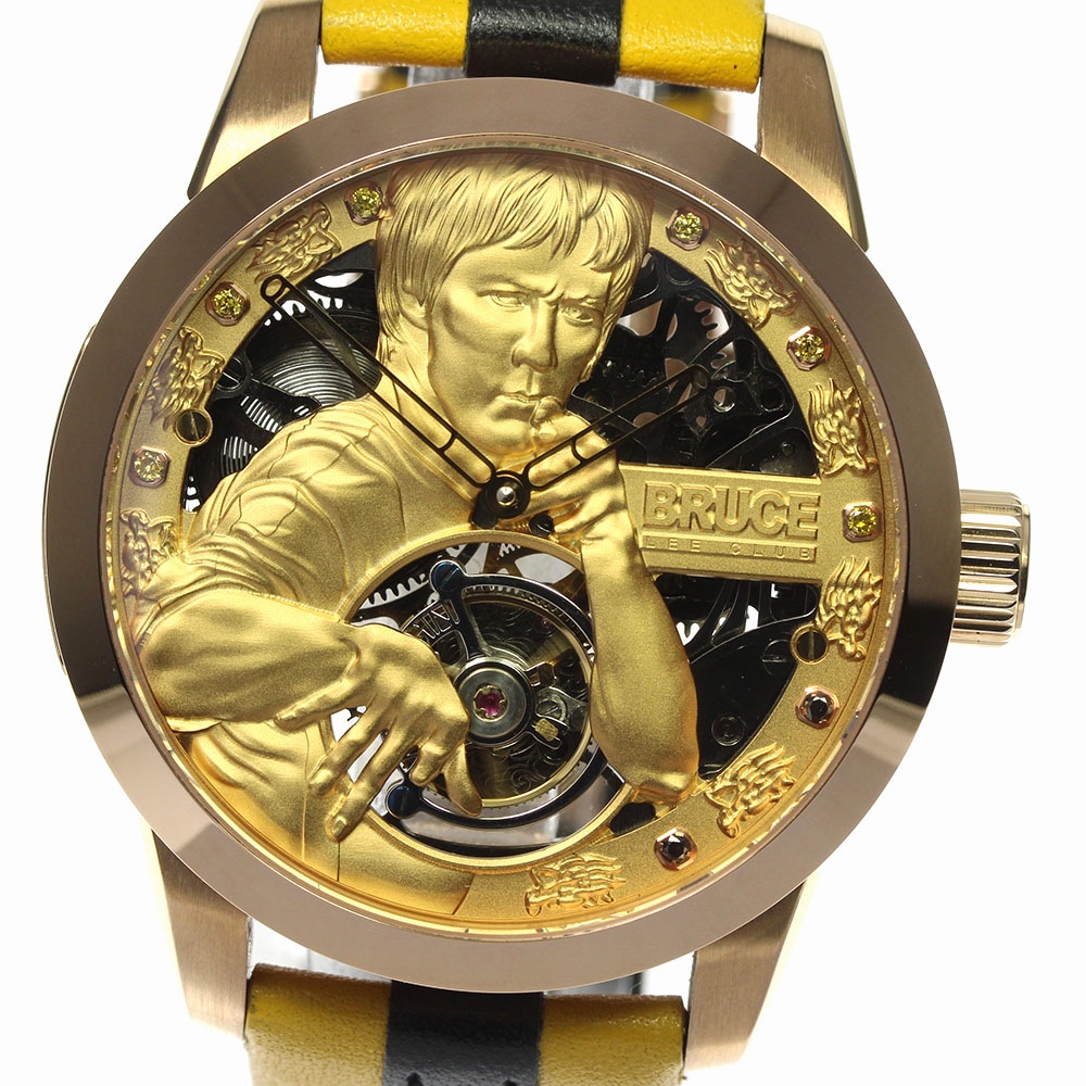 メモリジン MEMORIGIN MO1005G トゥールビヨン ブルース・リー 限定モデル 手巻き メンズ 美品 _695827【中古】