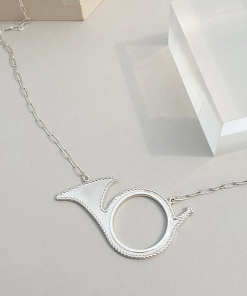BONBEAU ホーン シルバー ネックレス Horn largo