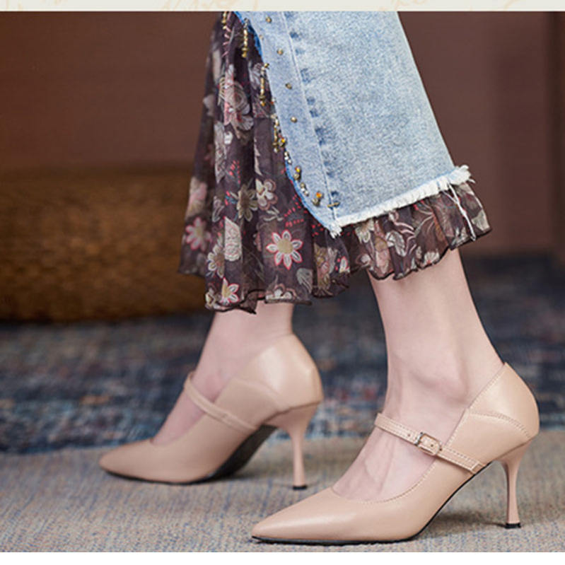 777円OFFクーポン ストラップ パンプス 7cmヒール レディース 走れるパンプス 5cmヒール ポインテッド トゥ パンプス レディース 痛くない 歩きやすい 楽 通勤 冠婚葬祭 ビジネス 仕事