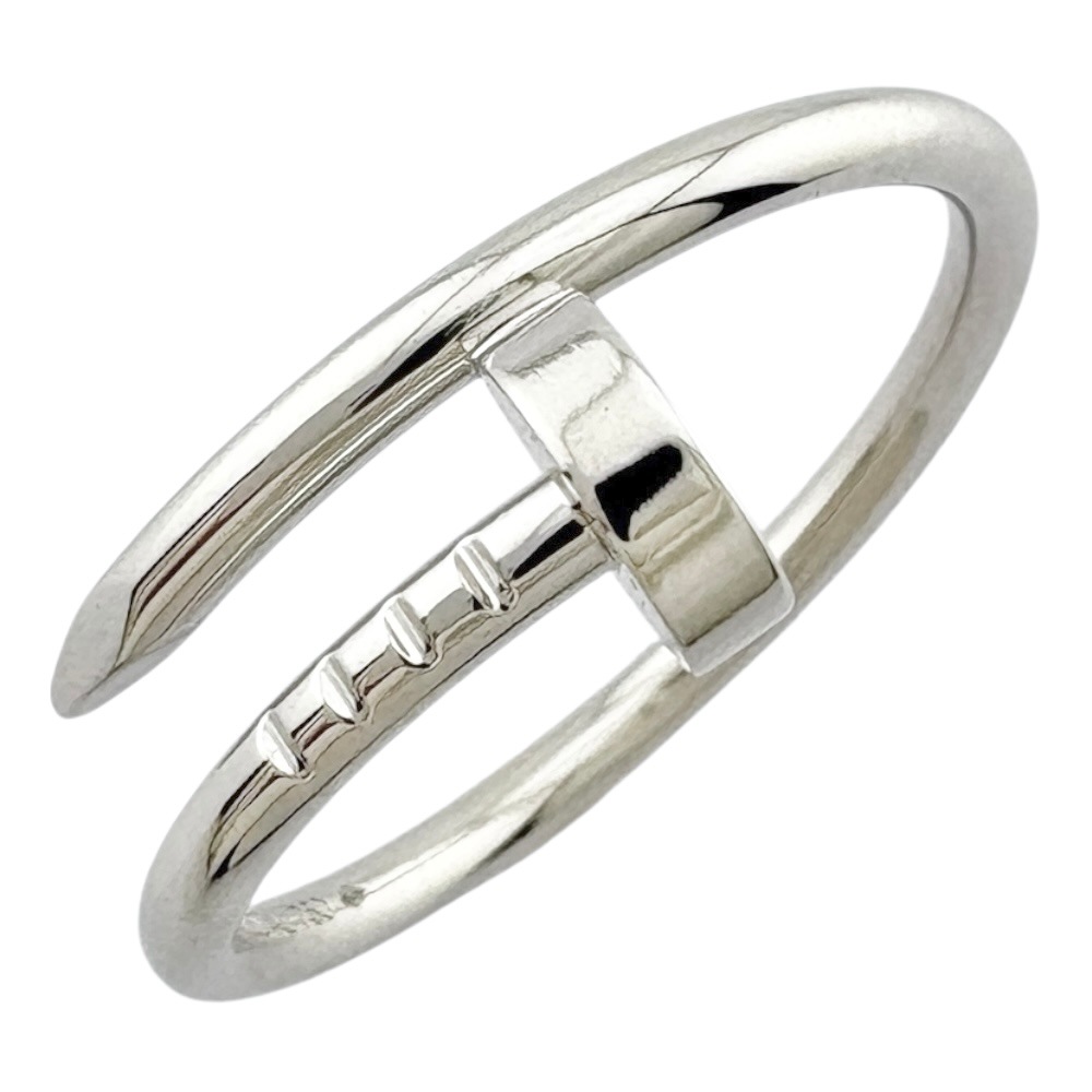 カルティエ ジュストアンクル リング 指輪 13号 18金 K18ホワイトゴールド CARTIER 中古 美品