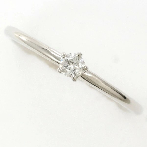 PT900 プラチナ リング 指輪 10号 ダイヤ 0.087 総重量約1.9g ジュエリー 中古