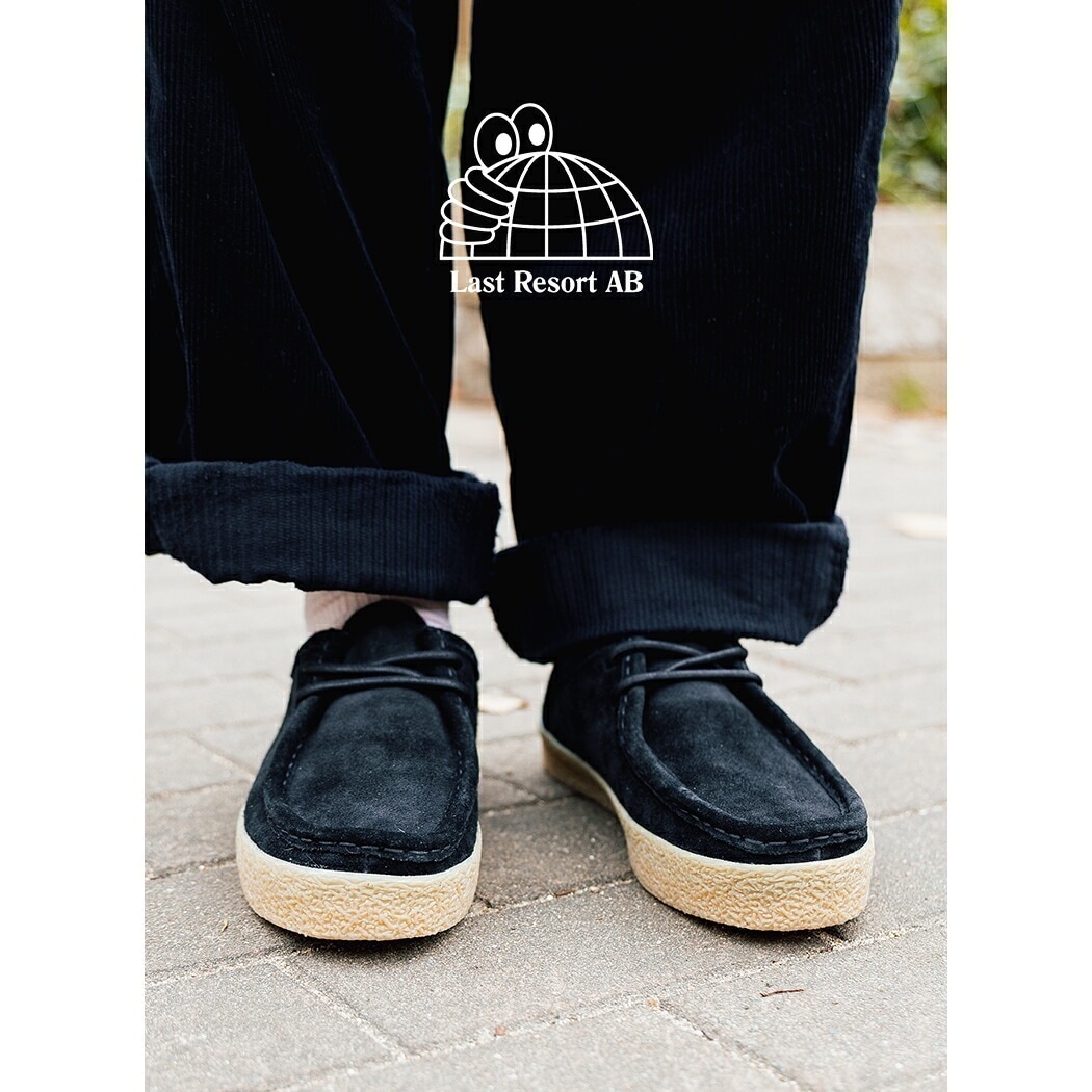 LAST RESORT AB ラストリゾート エービー MOC モック VM006 スニーカー SUEDE LO BLACK/GUM ( ブラック 黒 メンズ レディース スケート シューズ SKAT