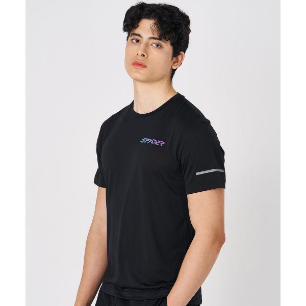 男性ランニング軽量半袖TシャツSPKMCNRS233MBLK 659936