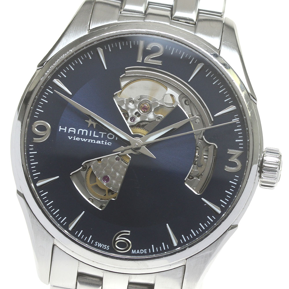 ハミルトン HAMILTON H327050 ジャズマスター ビューマチック オープンハート 自動巻き メンズ _847953【中古】