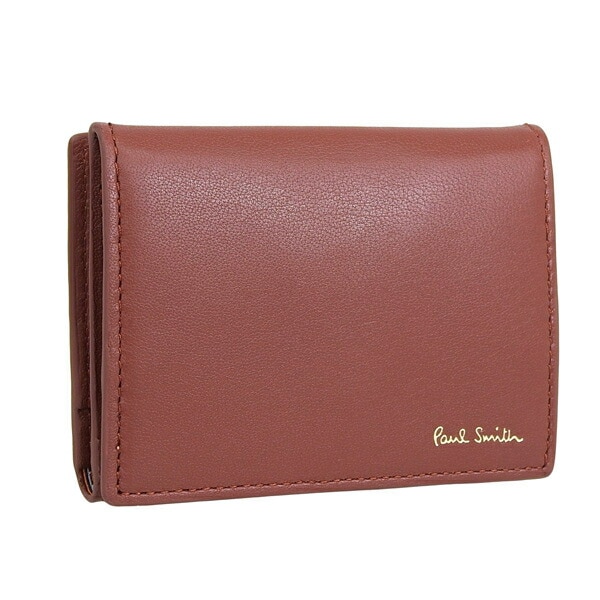ポールスミス 財布 メンズ アウトレット 二つ折り財布 コインケース 小銭入れ レザー レンガ MSTトリム IN PSMSW0250 PAUL SMITH
