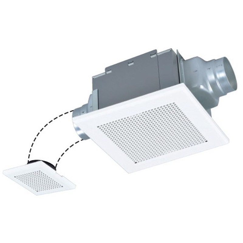 三菱電機 (MITSUBISHI) 黒っぽかっ ダクト用換気扇 天井埋込形 VD-15ZFLC9