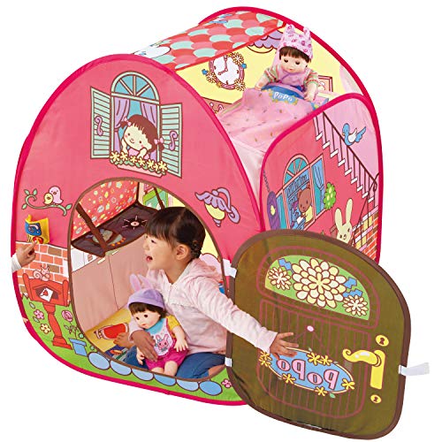 ピープル ぽぽちゃんお道具シリーズ ピンポーン&おしゃべりつき 2階だてぽぽちゃん家人形
