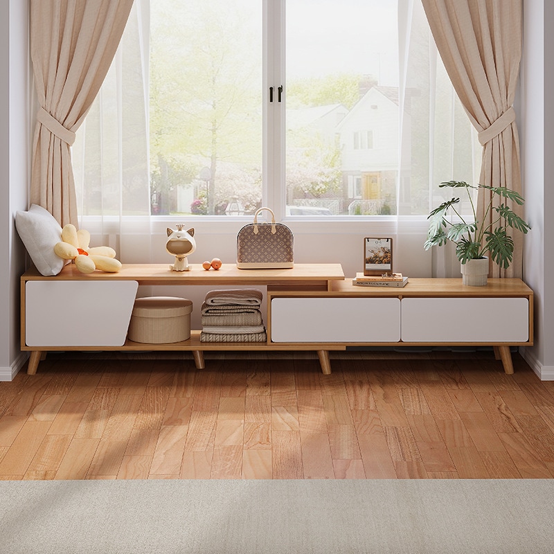 バトルウィンドウストレージキャビネット本棚棚棚単一層低いキャビネット床スタンディングキャビネット格納式の本棚ストレージキャビネット壁に統合