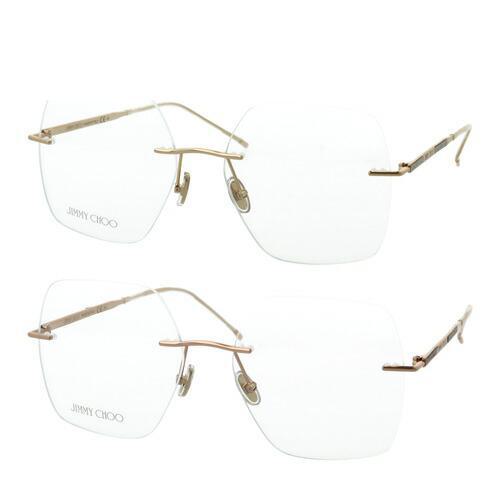 メガネ JC364/G col.000/DDB 56mm フチなし グリッター 2color