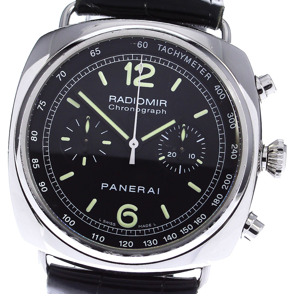 パネライ PANERAI PAM00288 ラジオミール クロノグラフ 自動巻き メンズ _791625【中古】