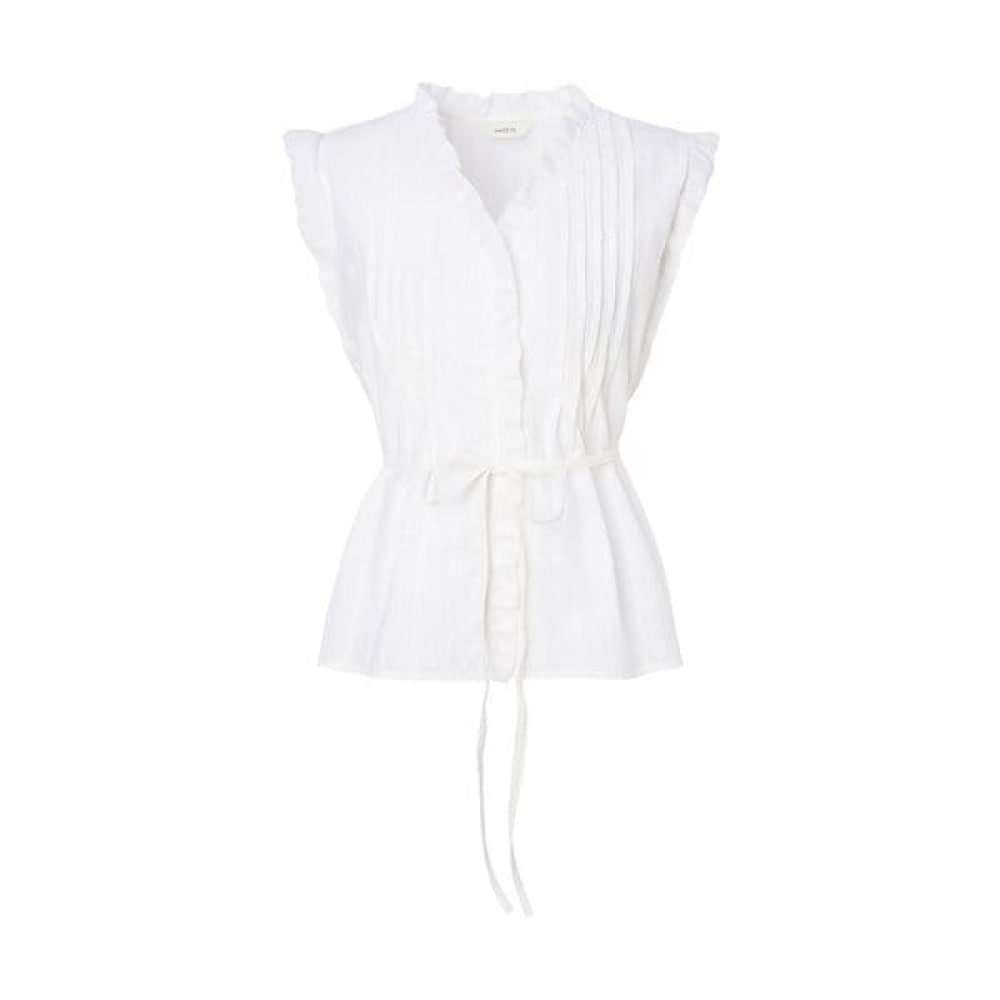 [25SS] [カプセル] ノースリーブブラウスアイボリー HSSH5BS11IV