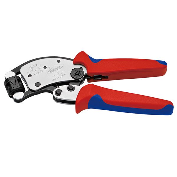 KNIPEX クニペックス フェルール用圧着プライヤー ツイスター T コンフォート サイズ200x80x26mm 9753-19 工具 ツール DIY