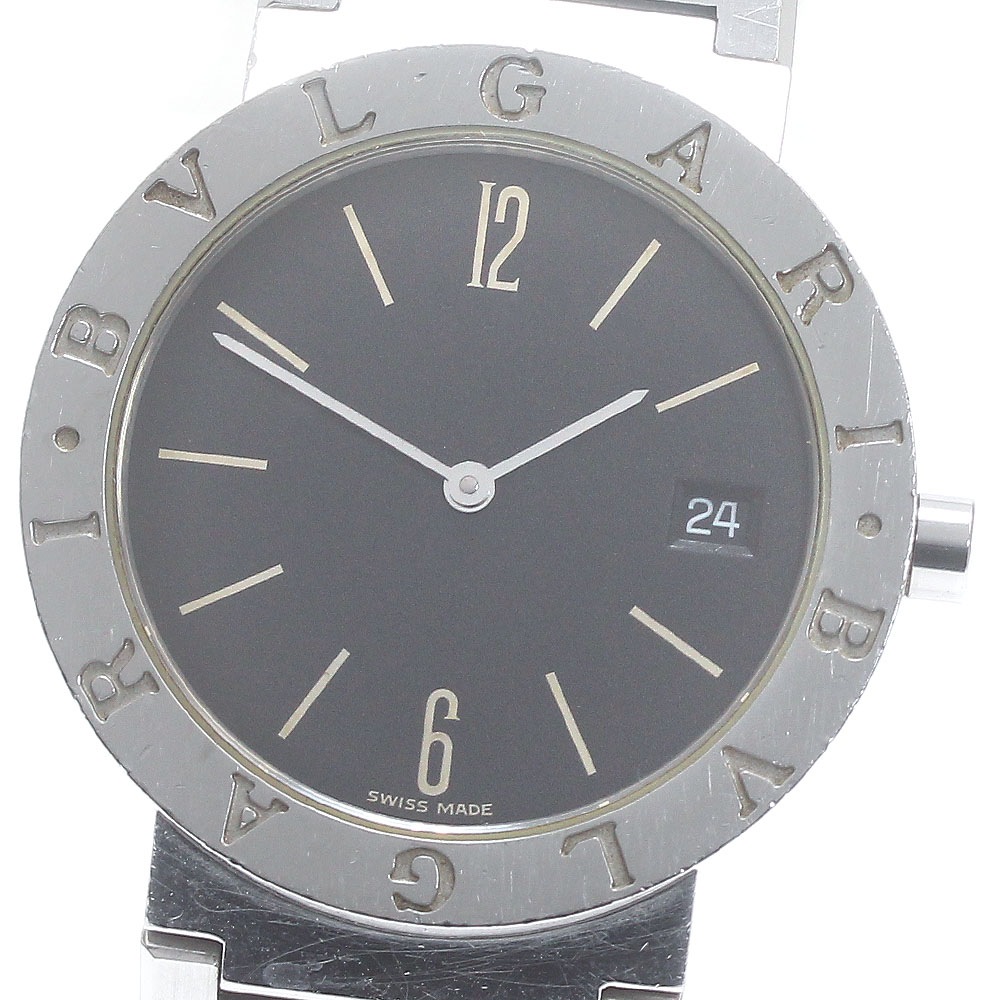 ブルガリ BVLGARI BB33SS ブルガリブルガリ デイト クォーツ メンズ _867185【中古】