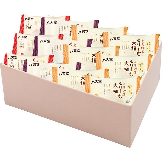 とろけるくりーむ大福3種12個詰合せ 5,324円