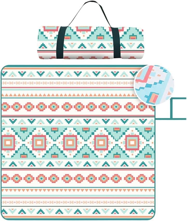 便利 レジャーシート 大判 厚手 200x200 防水 ピクニックシート 洗濯可 大人4人～6人用 3層構造 軽量(アクス 200x200, 200 x 200 cm (正方形))