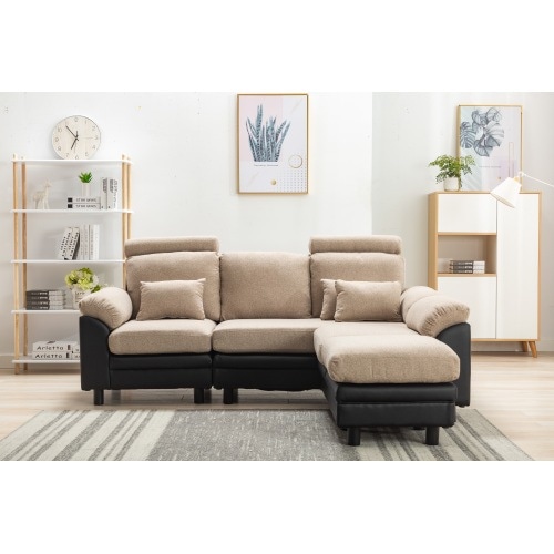 即日発送ソファー ソファ 3人掛け ハイバック ファブリック 弾力 自由レイアウト L字ソファー ローソファ 肘付きソファー カウチソファー コーナーソファー ヘッドソファー 三人掛けソファー so