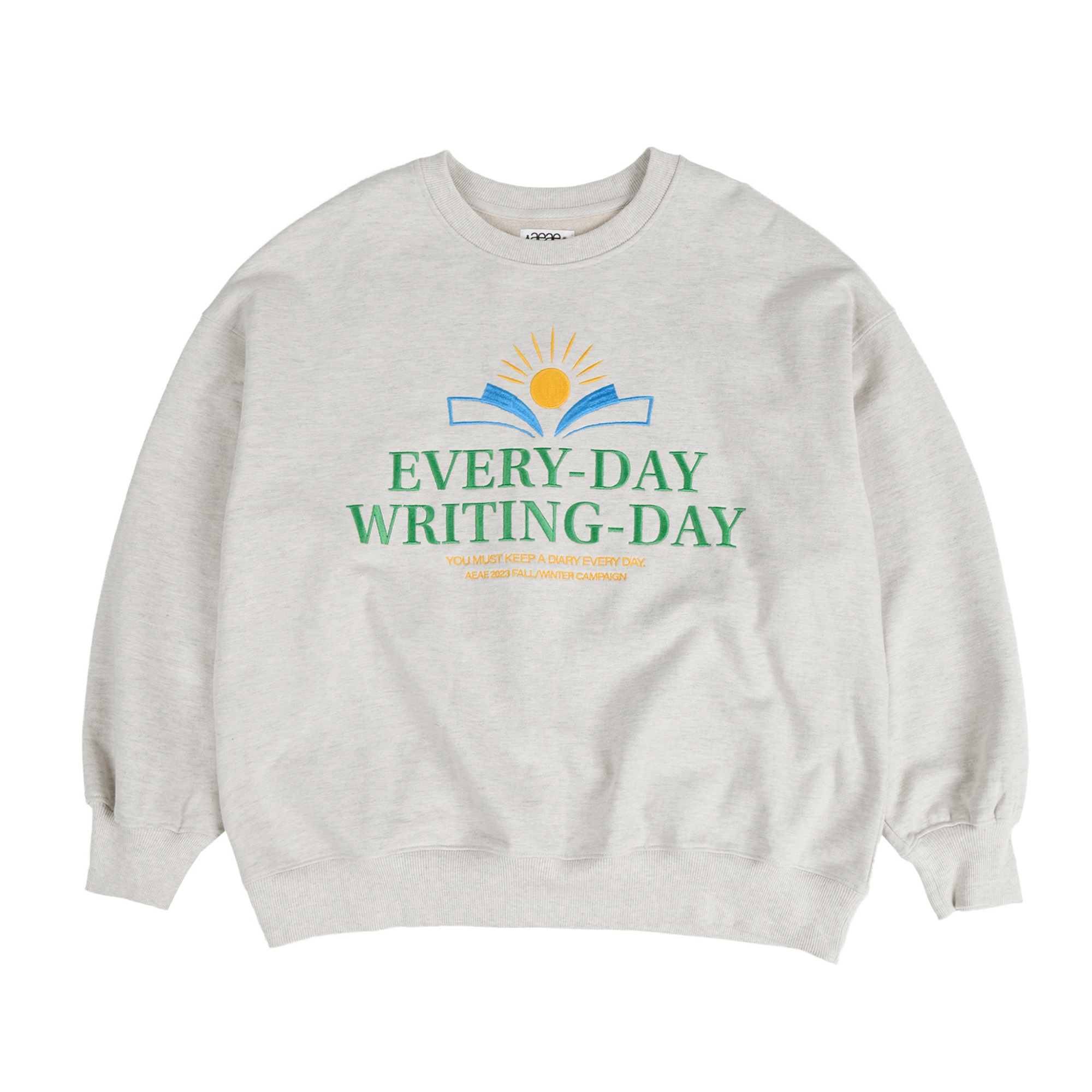 【aeae】 EVERYDAY ROUTINE SWEATSHIRTS : OATMEAL