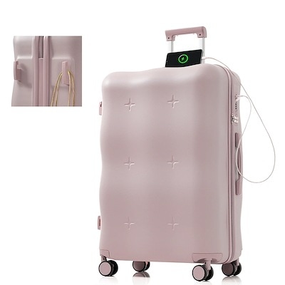 【国内即日発送】スーツケース キャリーバッグ キャリーケース Lサイズ 小型 超軽量 ファスナー式 TSAロック搭載 フック機能付き 360度回転 旅行 おしゃれ 人気色