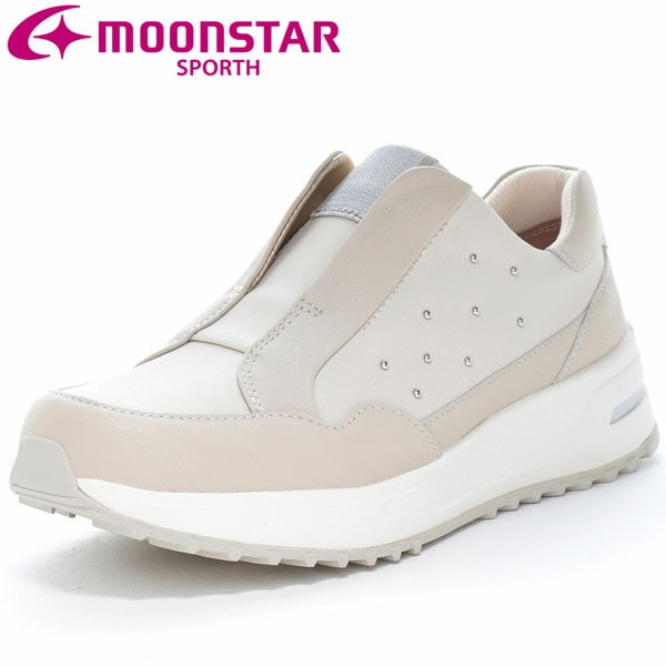 ムーンスター moonstar コンフォートシューズ スポルス 3E ワイド カジュアル SP0803 レディース