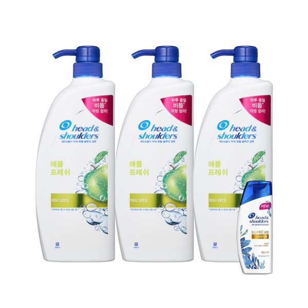 ヘッドアンドショルダー アップルフラッシュ シャンプー 850ml 3個+ミニシャンプー 1個s 5,125円