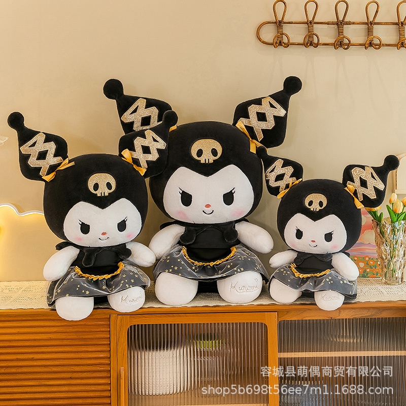 クリエイティブダーククロミ人形かわいいブラックゴールドクロミぬいぐるみ面白い人形枕028