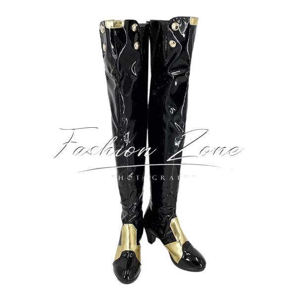 勝利の女神：NIKKE 風 Rosanna ロザンナ コスプレ靴 男女兼用 シューズ 道具小物 ブーツ cosplay ハロウィン 仮装 変装