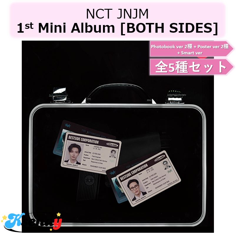 [予約] NCT JNJM 全5種セット 1st Mini Album [BOTH SIDES] Photobook + Poster + Smart