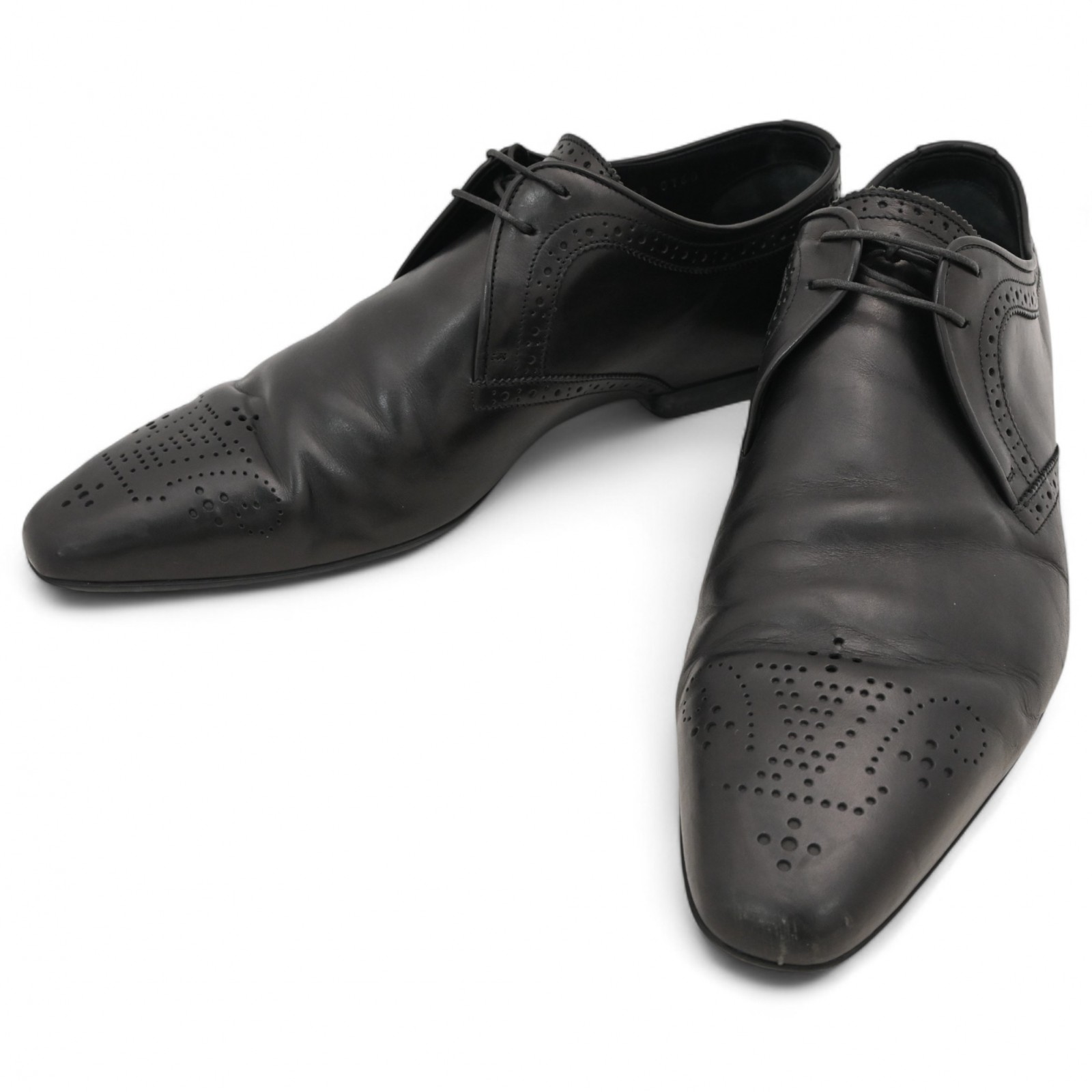 ルイヴィトン メダリオン ドレスシューズ レザー 8 1/2 Bランク lv4507ww