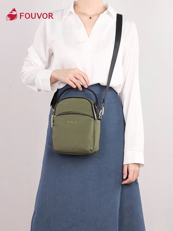 防汚-女性用ナイロンジッパー付きキャンバスバッグ,エレガントなショルダーバッグ,小さなトラベルバッグ,2023-06,2967