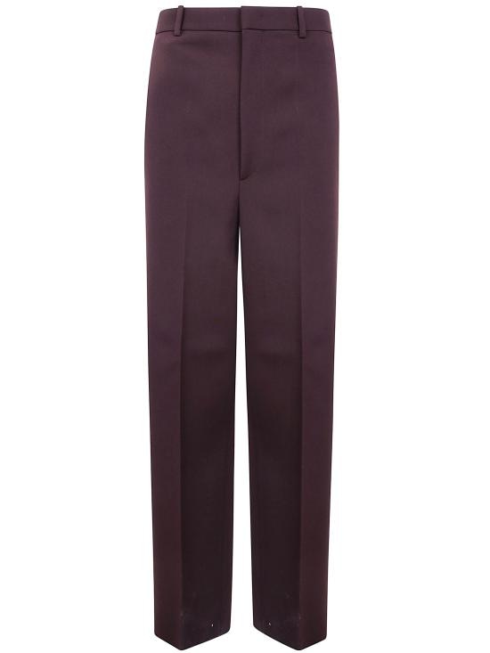 JIL SANDER Men Straight Pants J21KA0280 J40160 601 CHOCOLATE PLUM