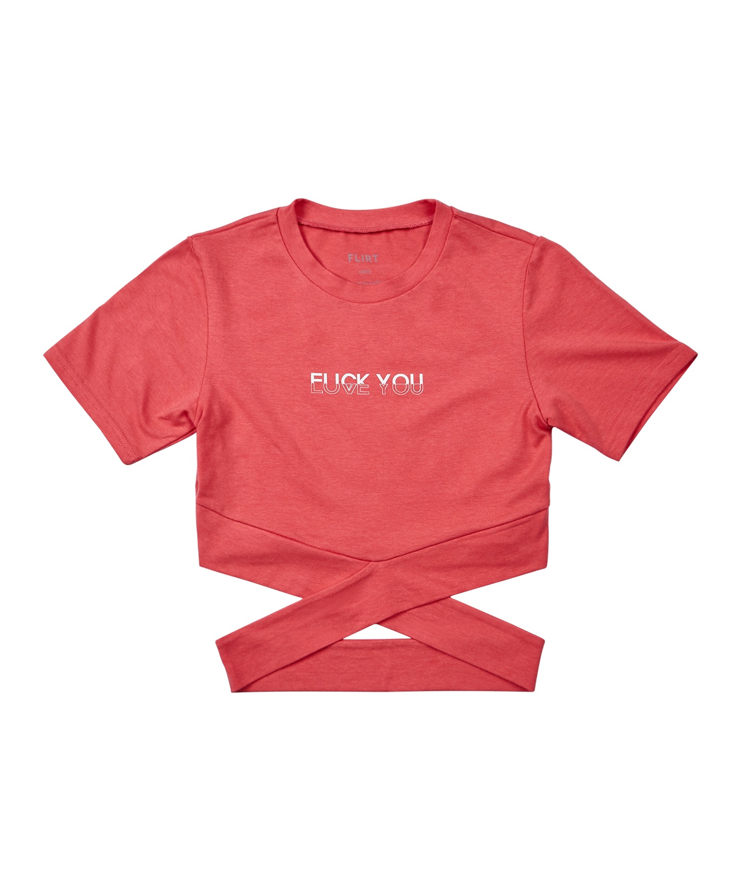 FLIRT YOUバンディングクロップコーラル