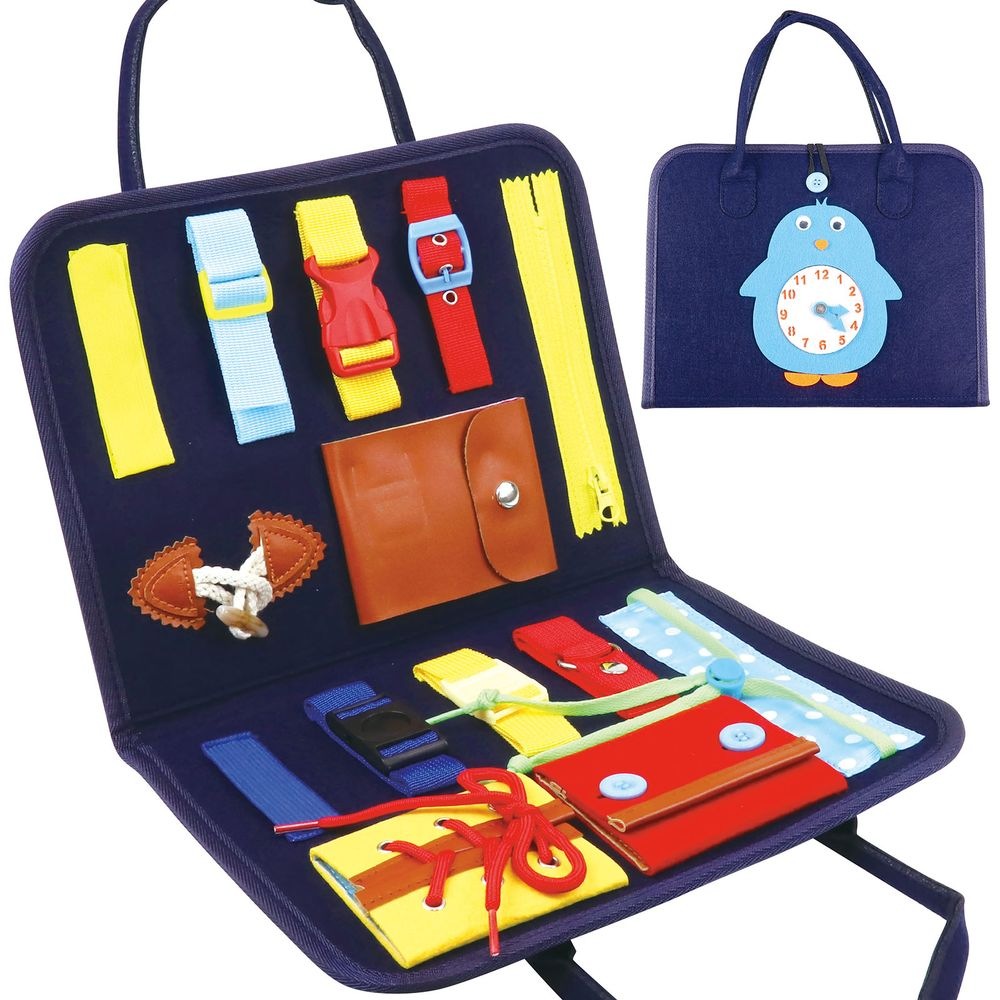 （まとめ買い）フェルト知育バッグ 11789 [x3セット]