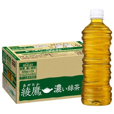 他サイト： コカ・コーラ 綾鷹 濃い緑茶 ラベルレス 525mlPET ×24本 [機能性表示食品]の商品画像