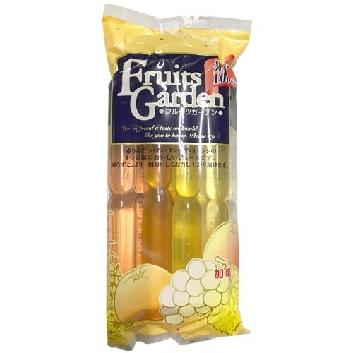 ポッキンアイス 果汁100％ 8本入 16袋 マルゴ食品 フルーツガーデン