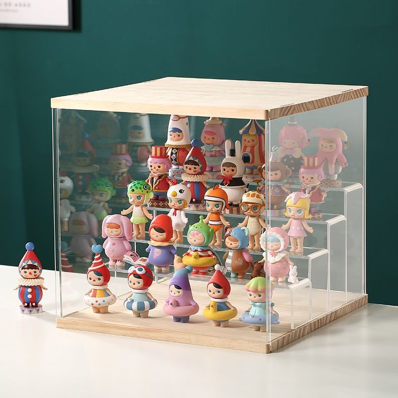 新入荷 ブラインドケース収納展示棚展示ケースバブルマ収納ケースpopmart防塵展示434130%までに制限
