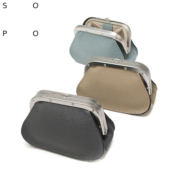 ソポ コインケース メンズ レディース 革 SOPO ブランド 小銭入れ がま口 小物入れ 財布 コンパクト 本革 レザー 大人 日本製 GAMA PURSE-DEG/VAL SO53