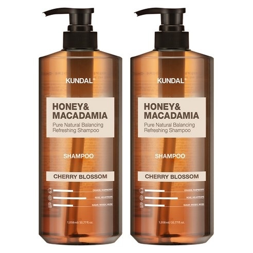 ハニーアンドマカダミアネイチャーシャンプーチェリーブラサム香 1058ml 2個 大容量 フローラル