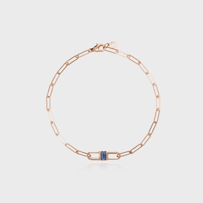 ソヒョン着用14Kピンクゴールドラッキーリンクサファイア腕輪TBJK4P00280M-B/韓国の人気ブランド 韓国正規品 韓国の人気商品 韓国ファッション 韓国ジュエリー デイリーアクセサリー SNS