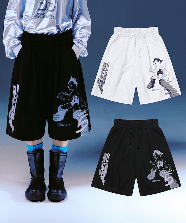 MAINBOOTH Stray Kids スンミン着用　ハーフパンツ　鉄腕アトム Qoo10 MAIN BOOTH Stray Kids スンミン レタリン