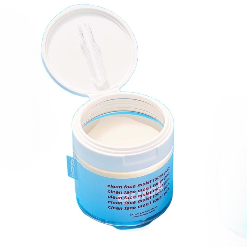 [1+1] ロンドリーオイルクリーンフェイスモイストトナーパッドクイック低刺激デイリー水分鎮静トナーパックスキンパック60枚入