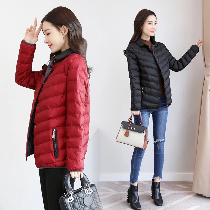 入荷 ダウンコート レディース ダウン綿コート 軽い ダウンジャケット 大きいサイズ 中綿コート 暖かい 秋冬新作