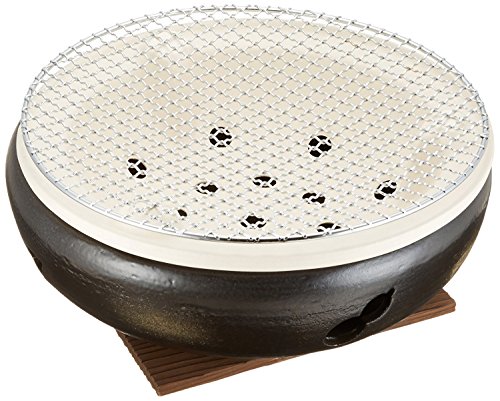 マルヨシ陶器 伊勢炭焼 水コンロ 10号 黒 M4604 10,085円