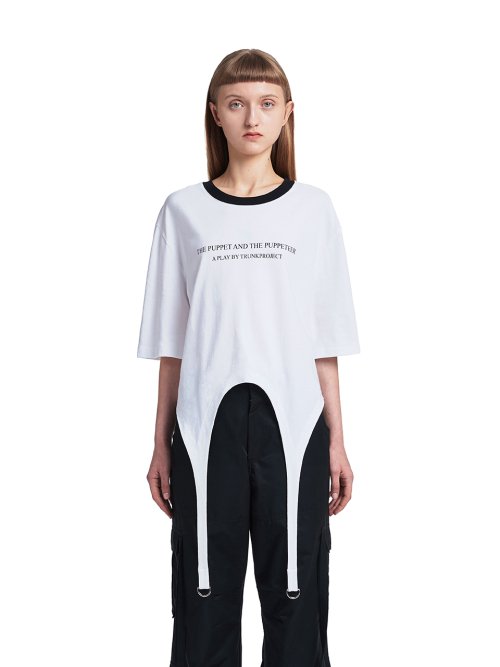 トランクプロジェクトストラップ Tシャツ_ホワイト