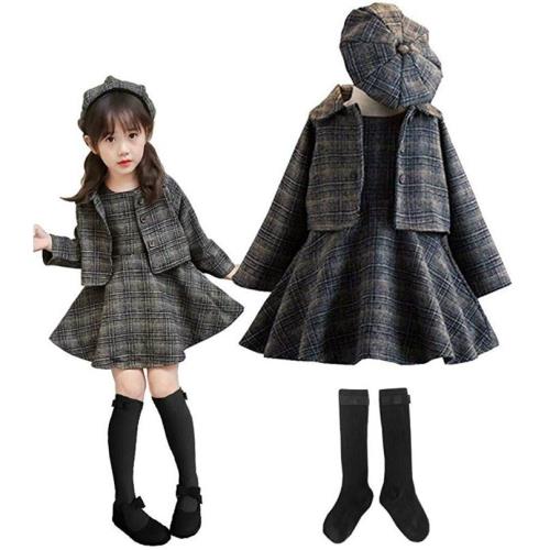 通学 入園式 子供服 上質 4点セット 女の子 七五三 フォーマルワンピース 用 入学式 お姫様