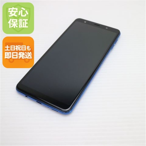 新品同様 SIMフリー Galaxy A7 ブルー スマホ 145