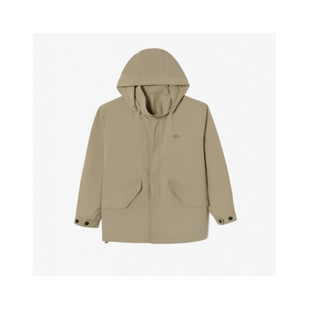 ラコステメンズ取り外し可能なフード付きフィールドパーカー BH744E-55G 02S