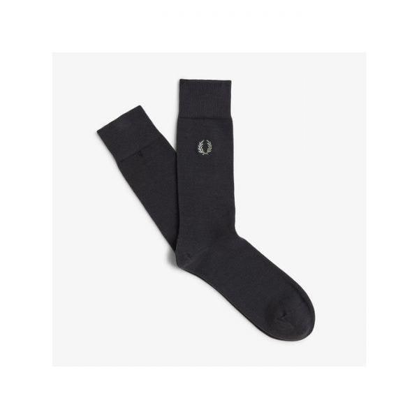 Fred Perry クラシック ローレル リーフ ソックス - アンカー グレー (M31) CFPU2517135-M31