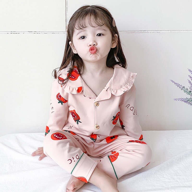 子供服 上下セット ルームウェア 女の子 フリルスタイル パジャマ おしゃれ かわいい キッズ 女の